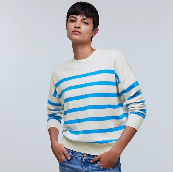 Madewell Sweaters - Madewell (Re)sponsible Cashmere Oversized Crewneck Sweater Medium